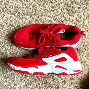 worn Filas but look great